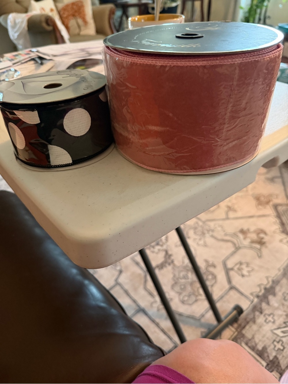 Decorative Dusty Rose Fabric Ribbon - Home Accents
Farrsilks ribbon and expressi